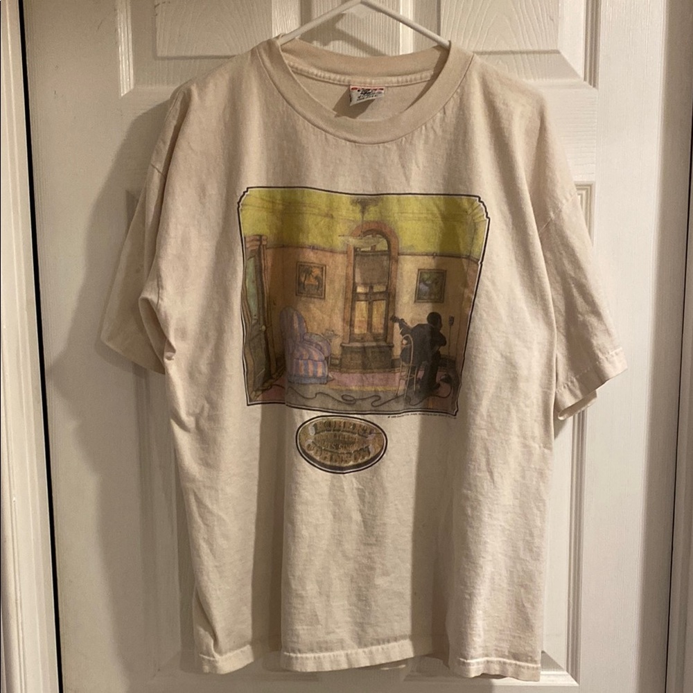 Robert Johnson Blues Music Graphic Beige T-Shirt XL